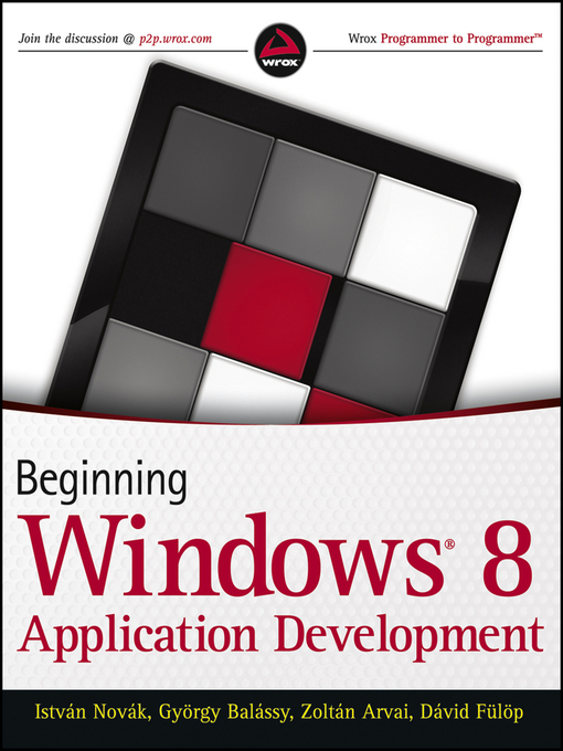 Title details for Beginning Windows 8 Application Development by István Novák - Available